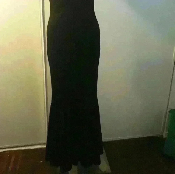 Vintage black maxi dress size 5 - Picture 3 of 6